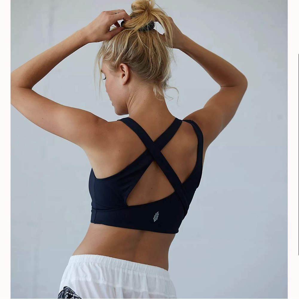 Fp movement sports bra.  Black . Excellent condition.